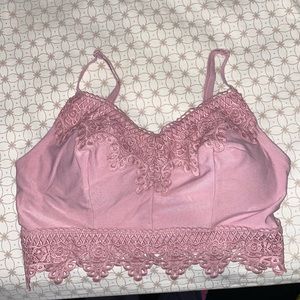Pink Mudd bralette/crop tank